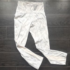 White crop Lululemon leggings Size 2